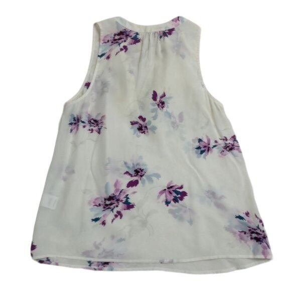 Joie Silk Floral Sleeveless Blouse - Picture 5 of 5